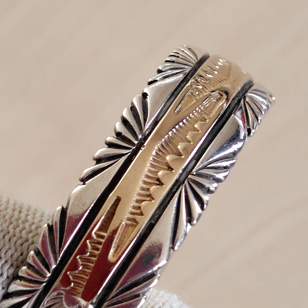 victor hicks ビクターヒックス シルバー 14K バングル ナバホ