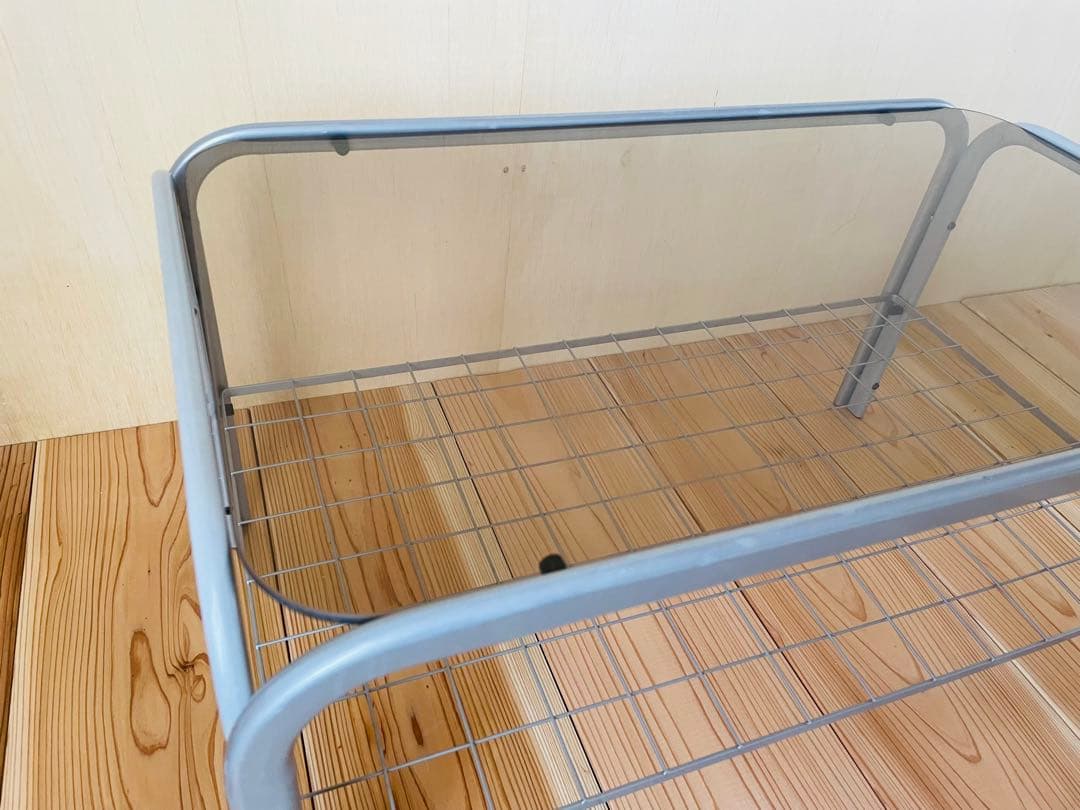 80-90s/ガラステーブル/コーヒーテーブル/ビンテージ/レトロ/ポップ/①