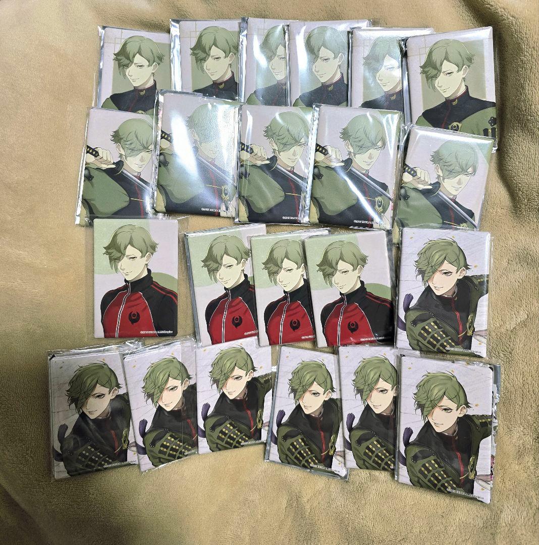 も*も様 刀剣乱舞 鶯丸 スクエア缶バッジ 22点