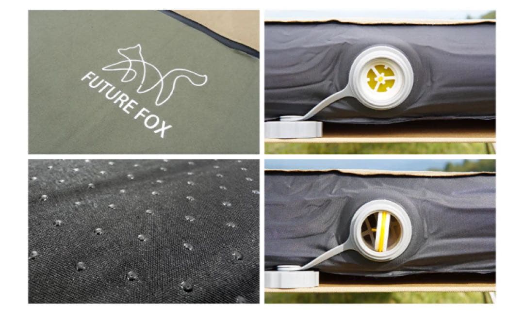 FUTUREFOX ワイド キャンプマット 特殊ウレタン幅90cm 自動吸気機能