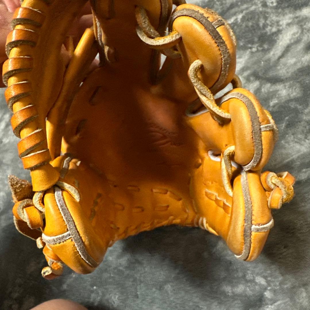 MizunoPro 硬式グローブ オレンジ