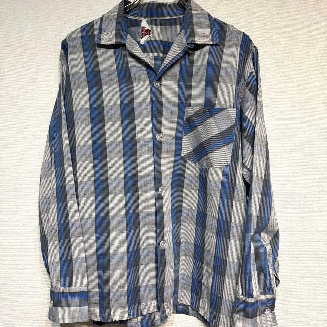 ピ*ロ様 60s vintage開襟シャツ