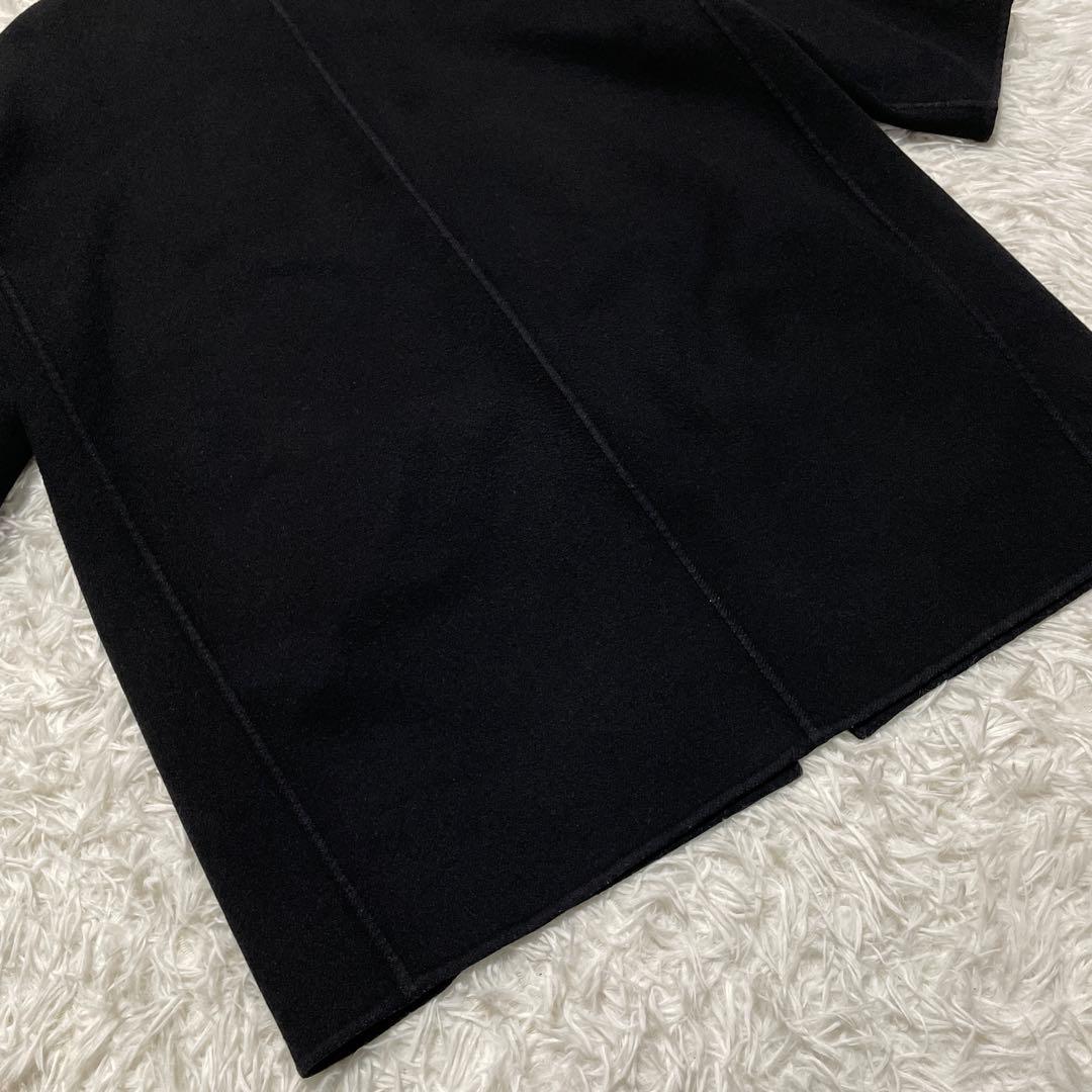 最終値下☆美品☆ ミューズドゥーズィエムクラス　ノーカラーコート　カシミヤ混