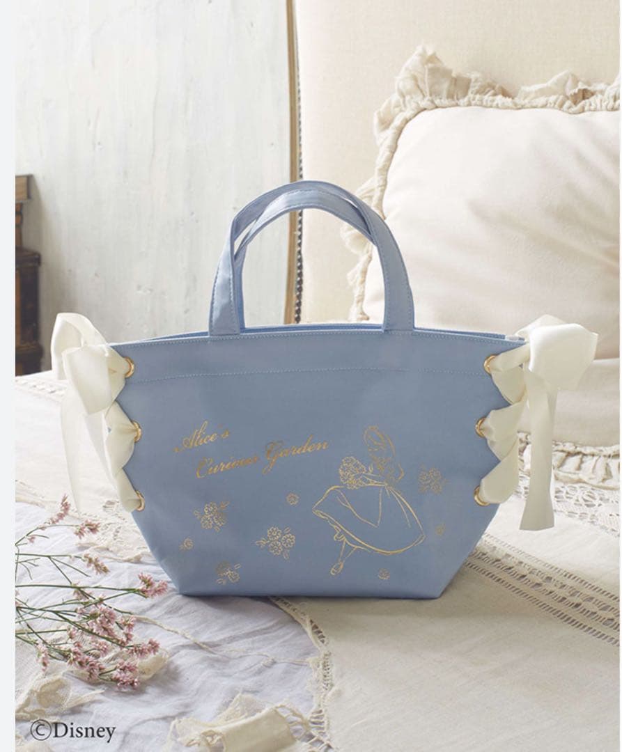【Maison de FLEUR】”ふしぎの国のアリスコレクション”ハンドバッグ