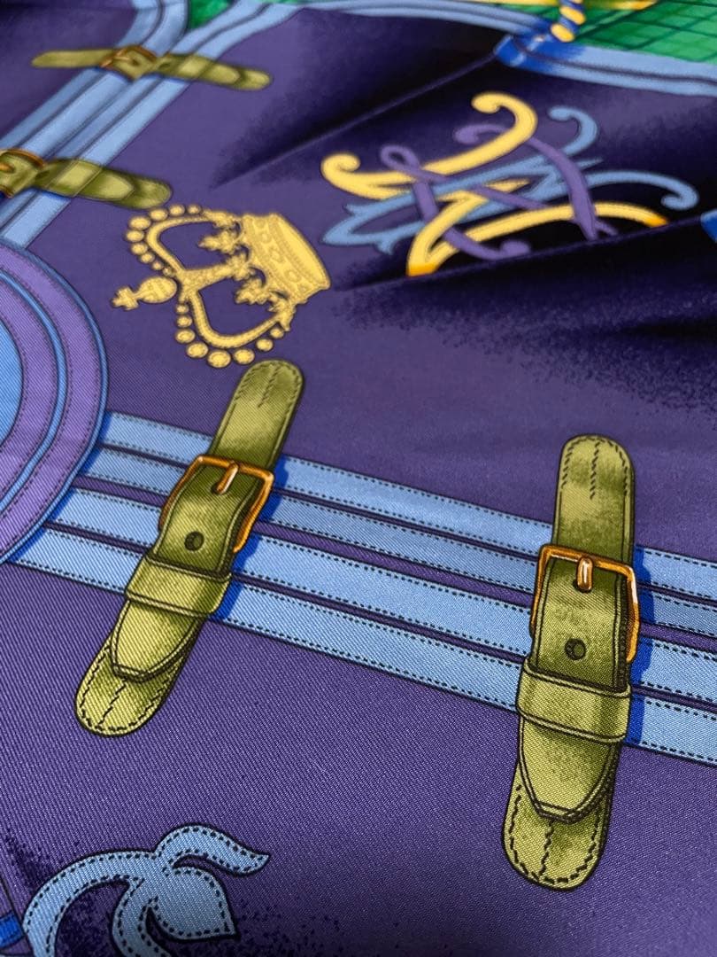 新品同様 エルメス HERMES カレ90 GRANDE TENUE 馬の礼装