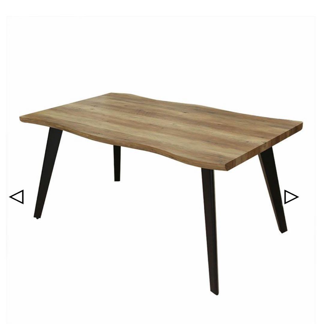 【まゆ】マナベインテリアハーツ　ダイニングテーブル　レスター150cm