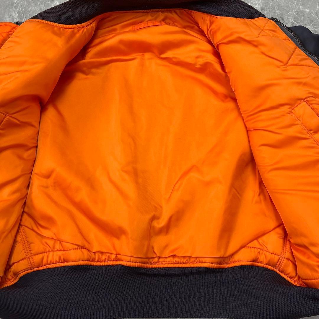 【極美品】アルファ　MA-1 フライトジャケット　69s SCOVILL 紺　M