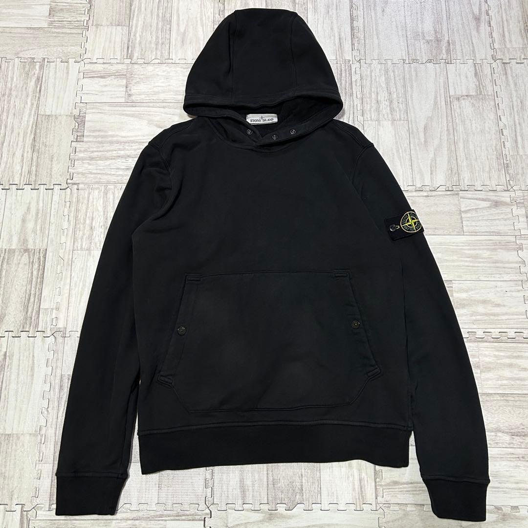 ほぼ未使用 STONE  ストーンアイランド パーカー M ブラック