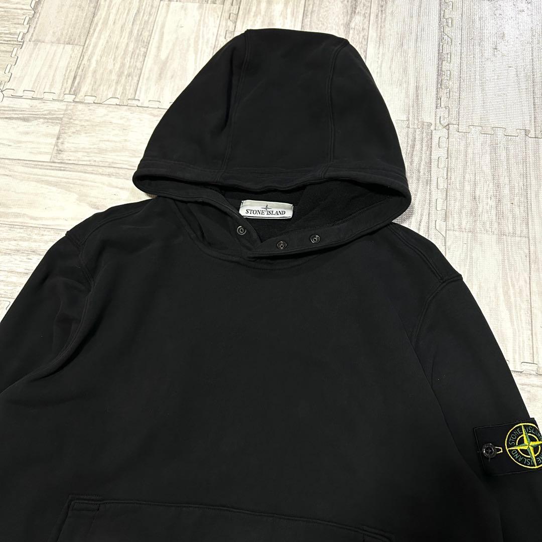 ほぼ未使用 STONE  ストーンアイランド パーカー M ブラック