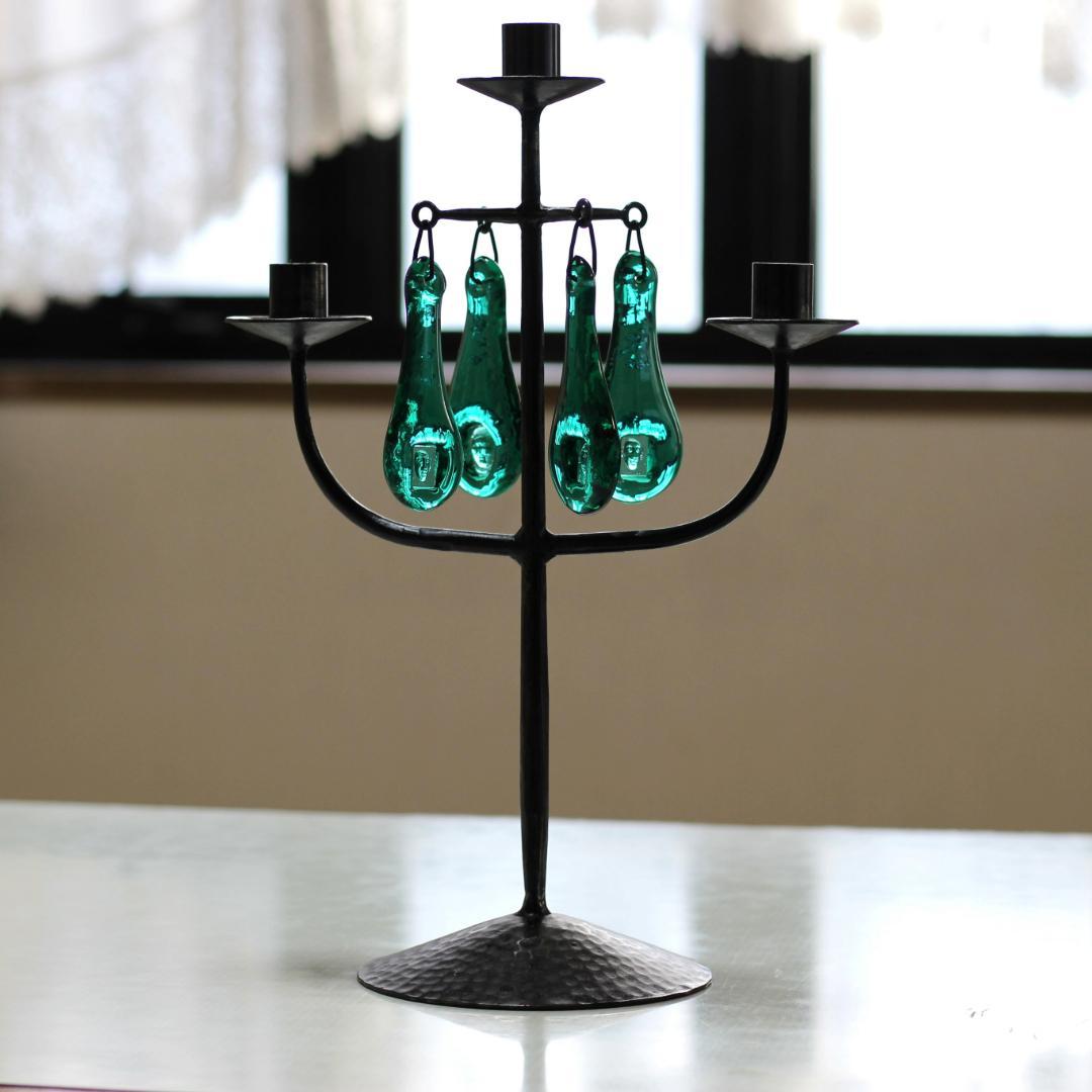 【超貴重】エリックホグラン　激レアカラー・完璧な刻印・初期型　キャンドルスタンド