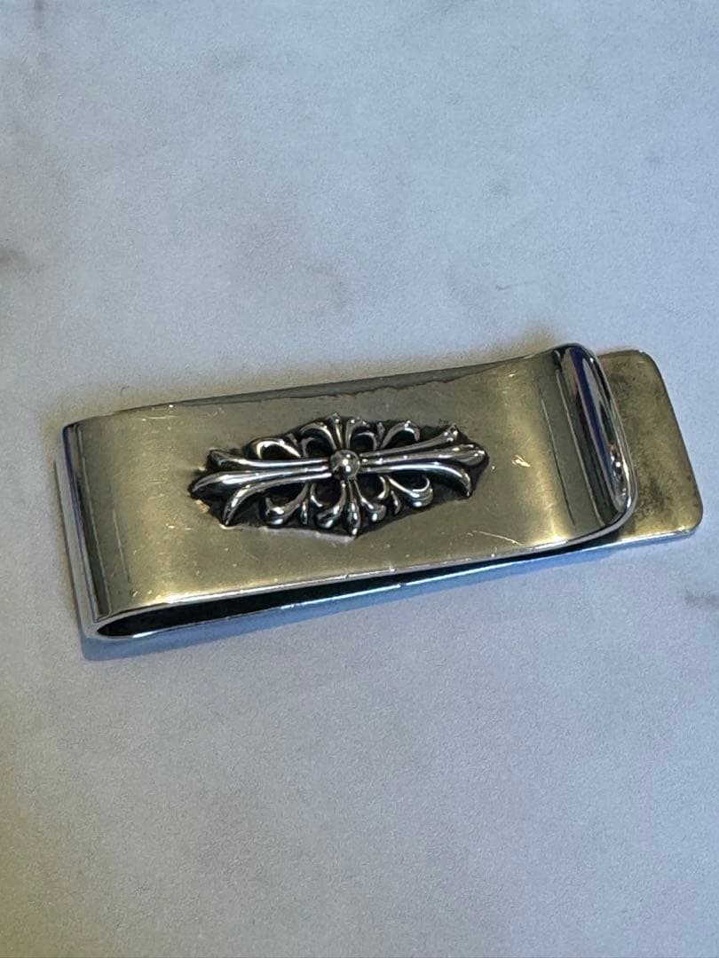 クロムハーツ　フラワーモチーフマネークリップ