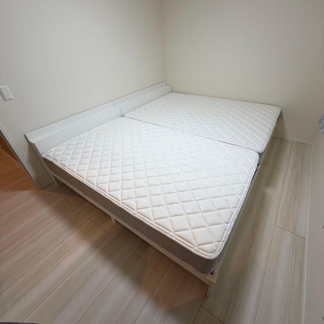 ダブルベット セミダブルベッド セット 引き取り