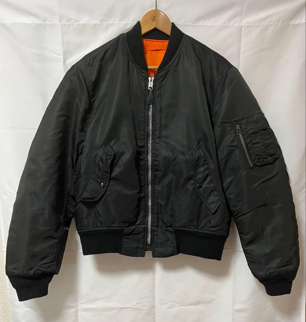 Vintage MA-1 黒 TALON MIL-J-82790J USAF