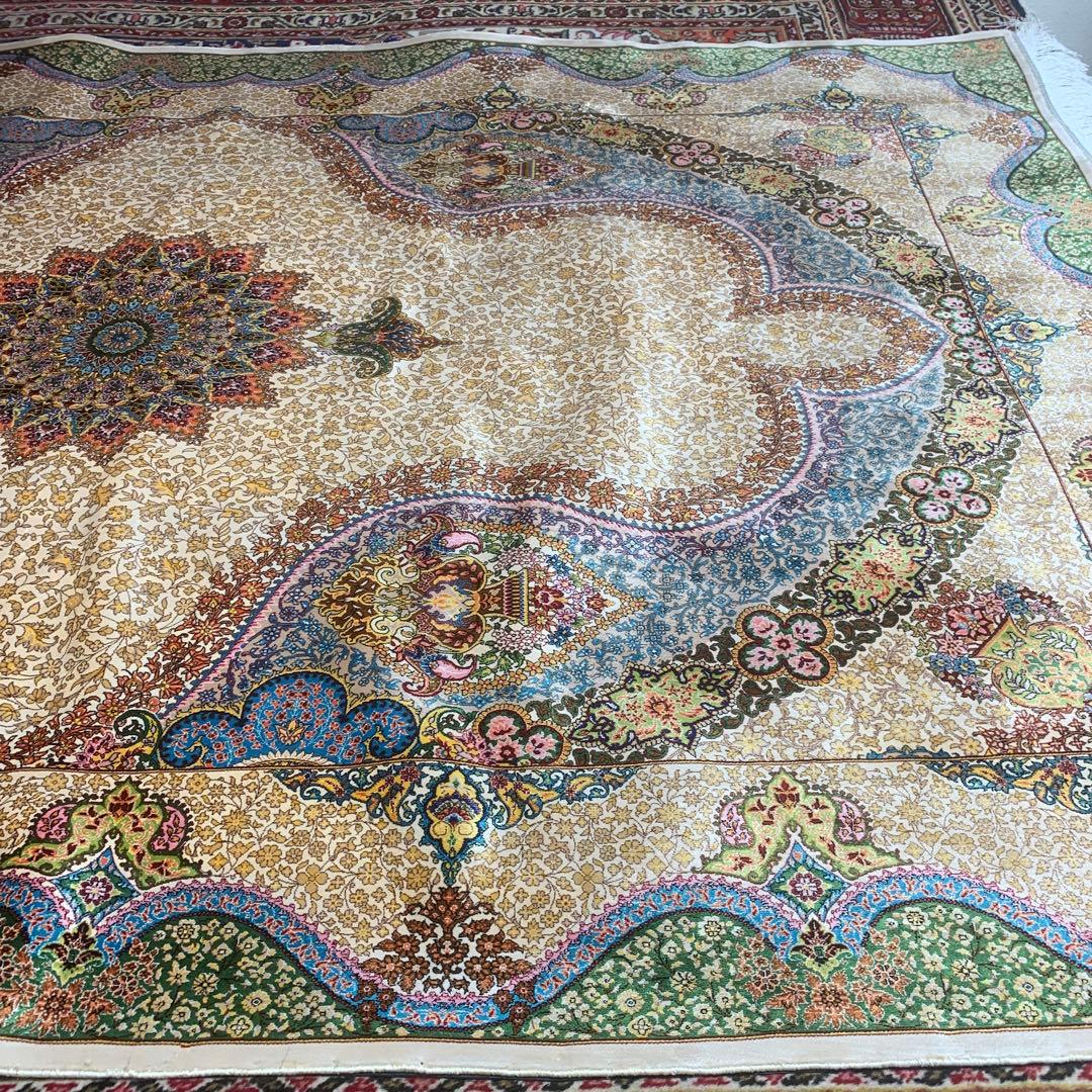 ペルシャ、イランシルク 150x230cm ラグ……7er