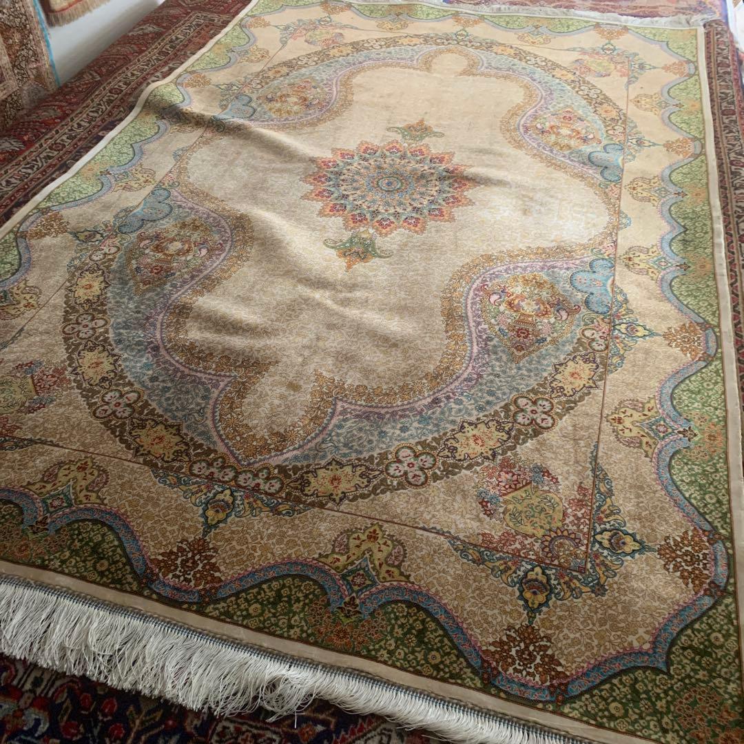 ペルシャ、イランシルク 150x230cm ラグ……7er