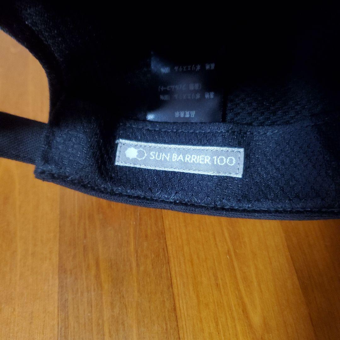 【新品 未使用】サンバリア100 黒 帽子 キャップ ブラック