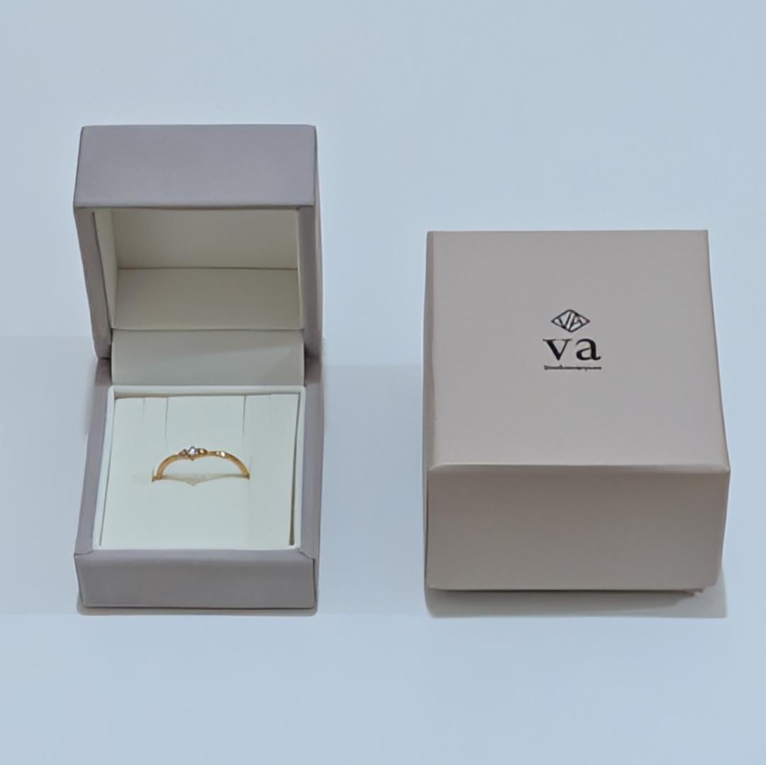 2025 ヴァンドーム青山ダイヤリングK18YGイエローゴールド11号