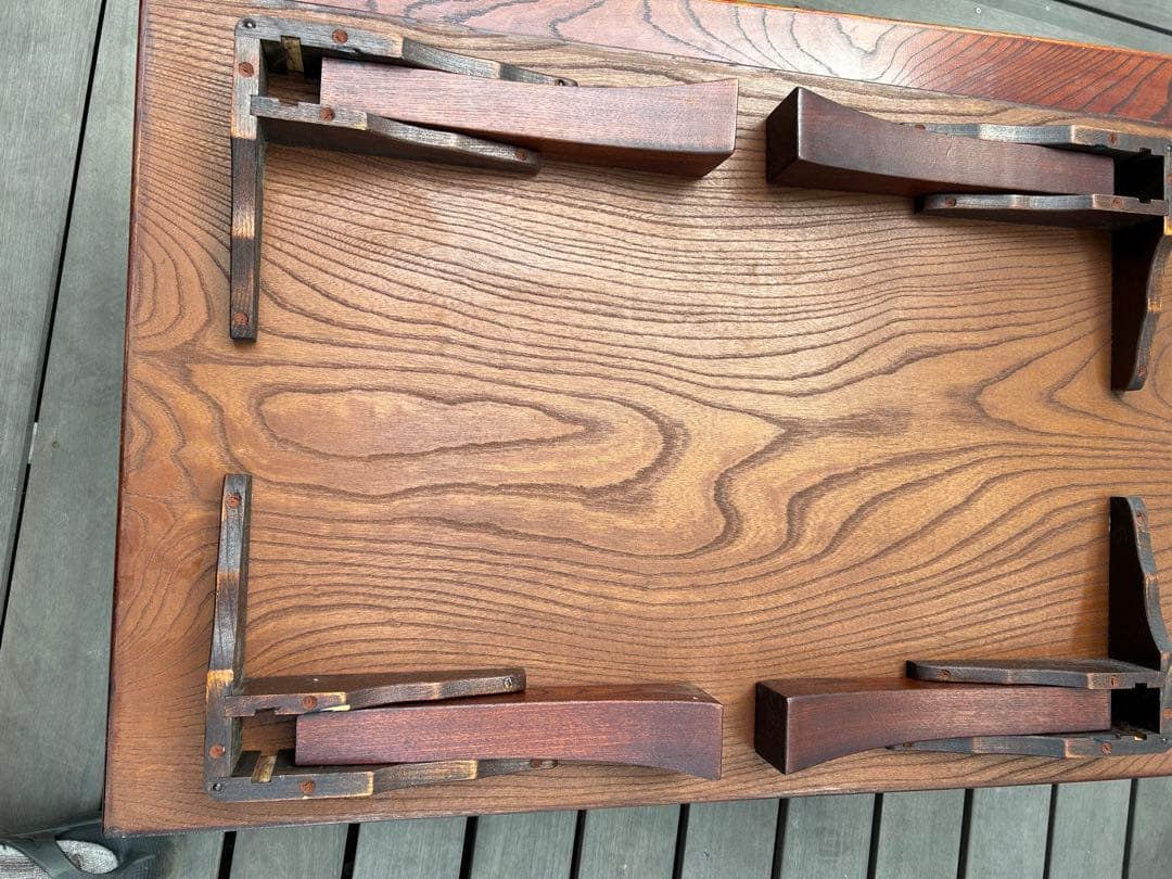 レトロけやきリビングテーブル