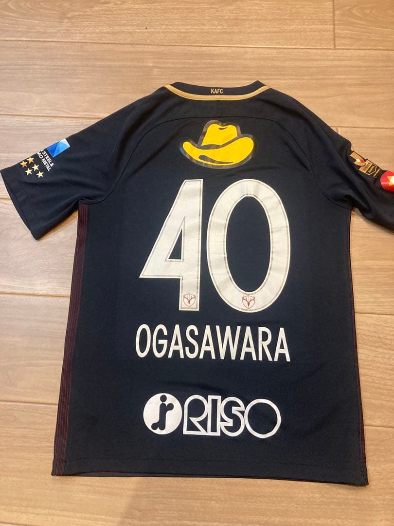 か*ろ様 鹿島アントラーズ 小笠原満男 ユニフォーム 40 Mサイズ　オーセンテ