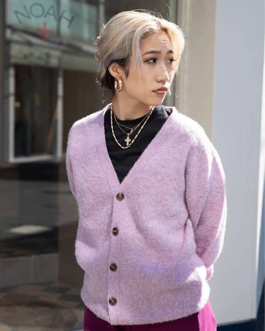 トップス noah nyc shetland cardigan pink S