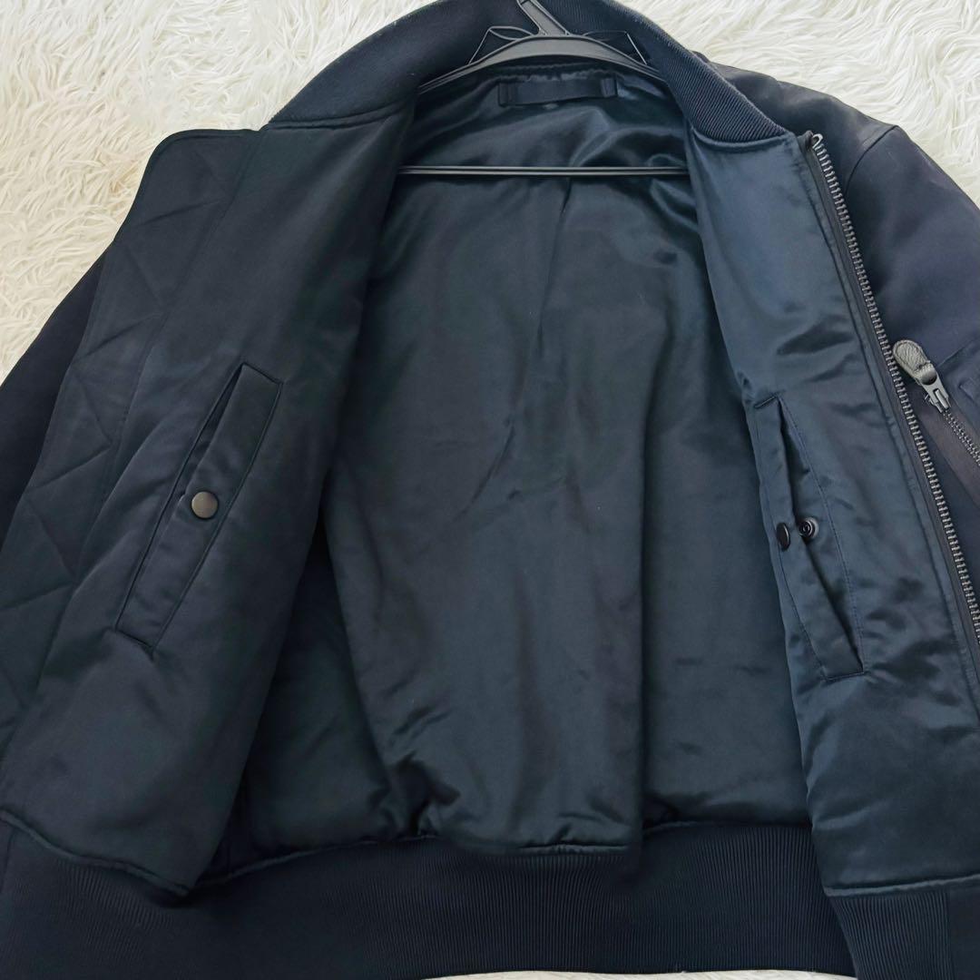 極美品✨COMOLI コモリ シルクナイロン MA-1 フライトジャケット 1