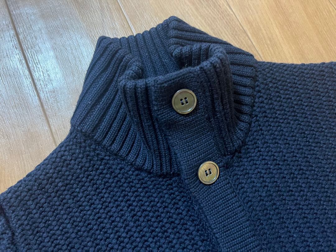 ザノーネ chioto 44 ローゲージ ネイビー 着用3回の極美品