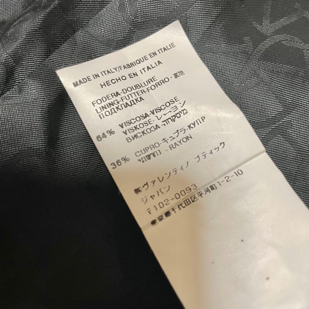 完売品‼️VALENTINO ROMA ツイードロングコート　チェック　ストライプ