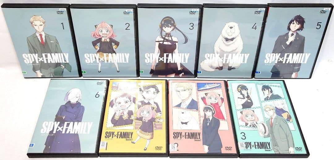 SPY×FAMILY/スパイファミリー【1期+2期】DVD 全9巻セット