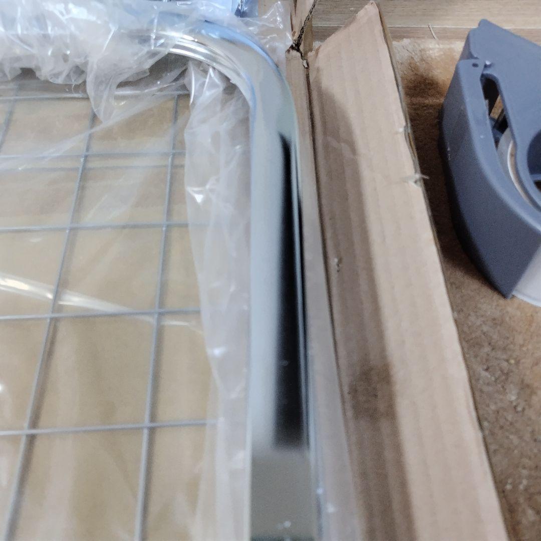 【未使用・未組立】三宅製作所 昭和レトロ ガラステーブル メタルフレーム