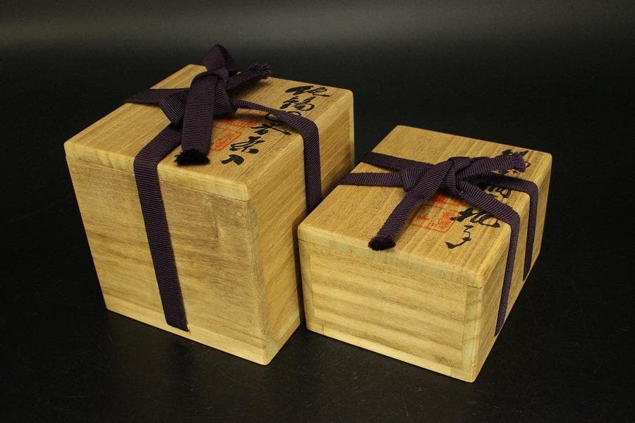 煎茶 蔵苑作 錫 茶入 茶托 瓶敷 まとめて (LC812)