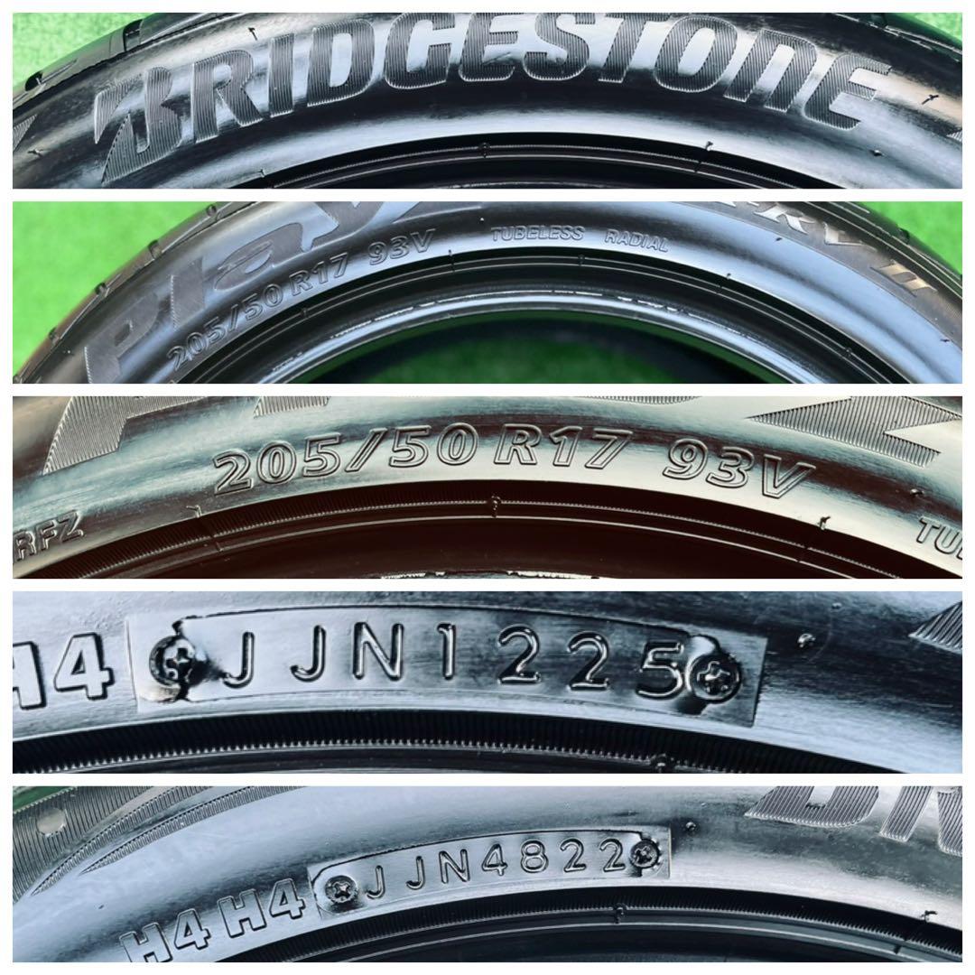 205/50R17,BRIDGESTONE Playz PX 2022年製。