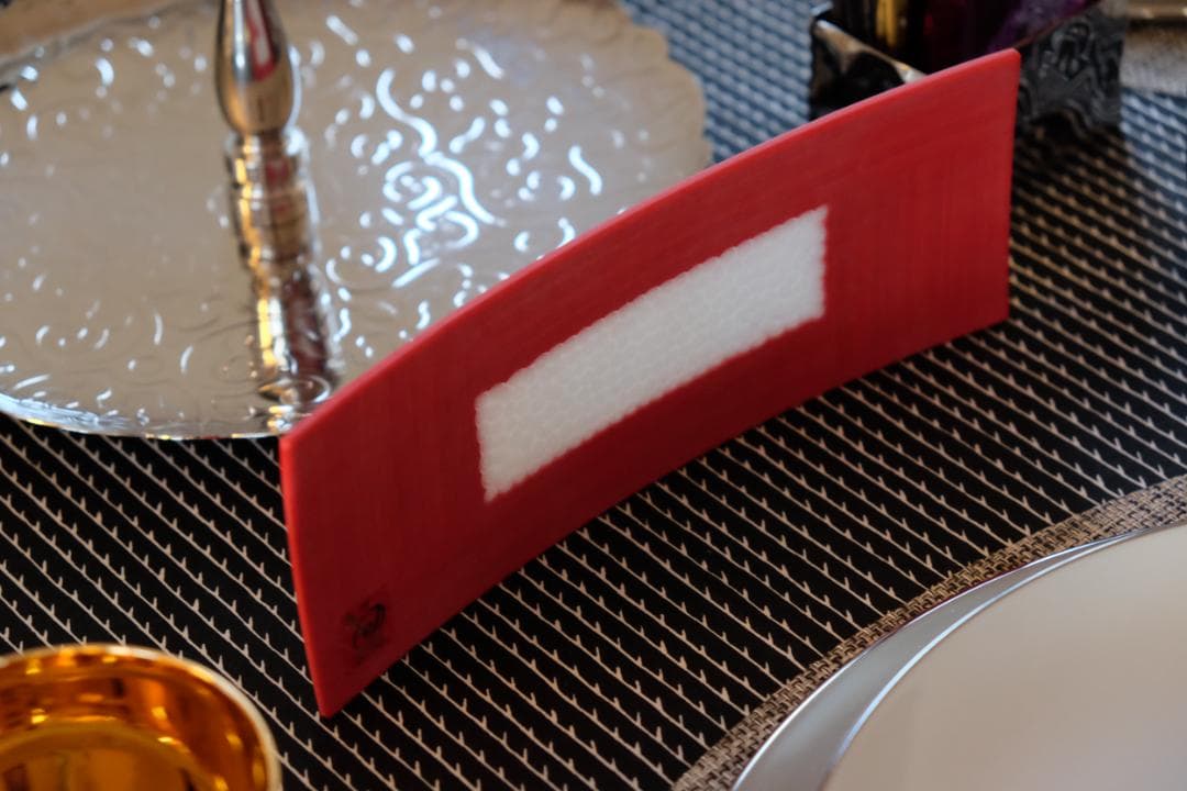 ベネチアンガラス ミルフィオリ プレート/検/エルコーレモレッティ/赤/レッド