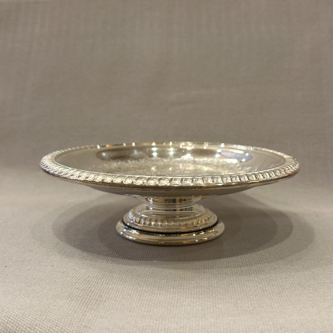 ♥Barker Ellis（バーカーエリス）シルバー脚付き皿