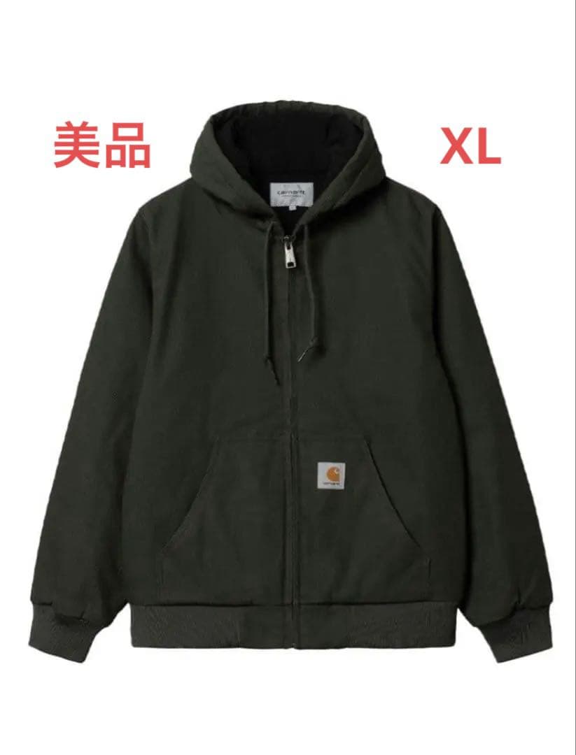 Carhartt wip アクティブジャケットrigid ダークグリーンXL