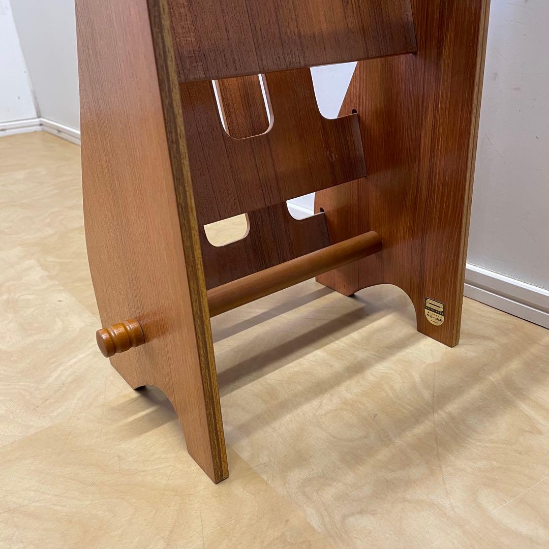 ルンルン 希少 ビンテージ サイトーウッド スリッパラック 4足