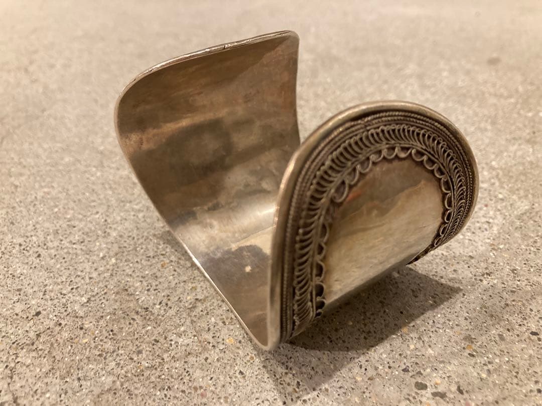 値下げ中　シルバー　925 バングル メンズ アクセサリー レディース　も可