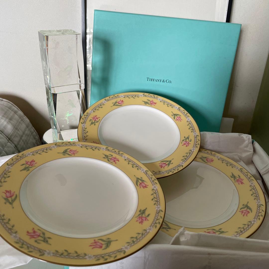 【未使用】ティファニー　チューリップ　ケーキ皿　サラダ　デザート皿