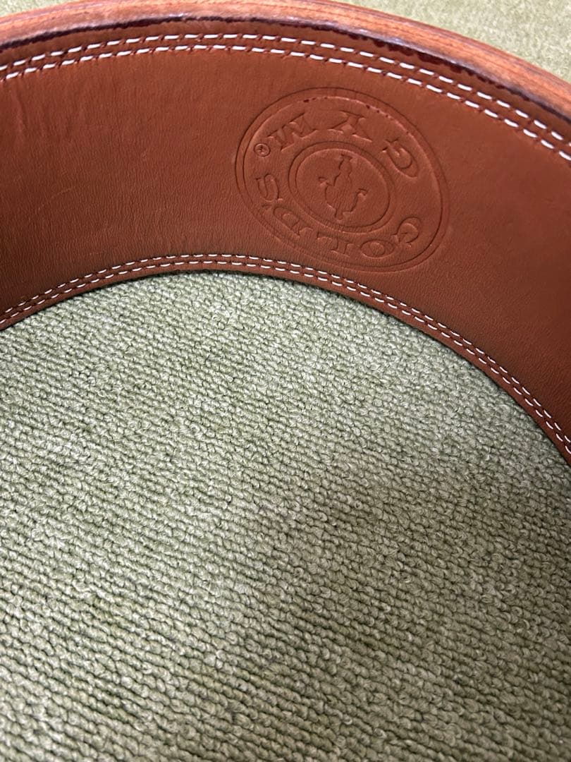 GOLD'S GYM レザー パワーベルト Sサイズ