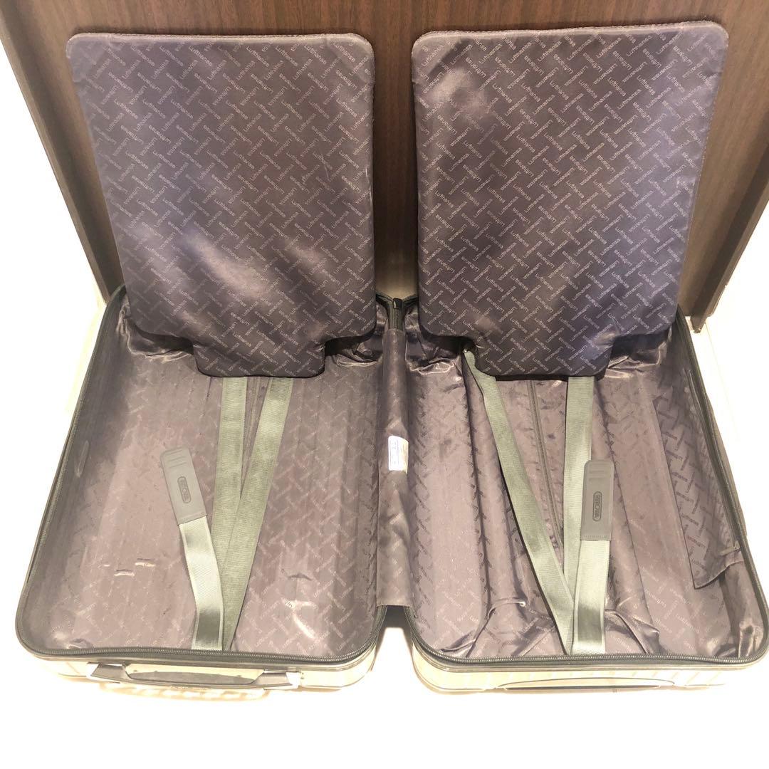 【正規店メンテ済・訳あり】リモワ ルフトハンザ別注 4輪 機内持込可 ブラウン