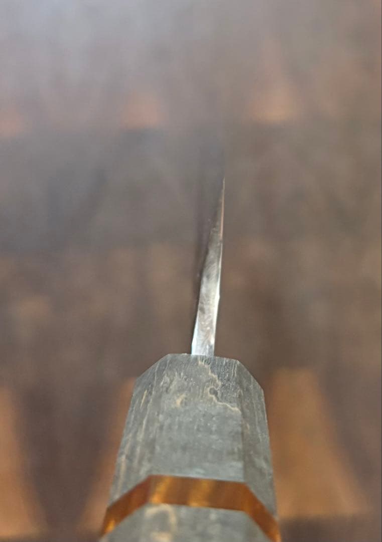 黒崎優　風神　SG2筋引　包丁 240mm 粉末ハイス　スタビライズドウッド柄