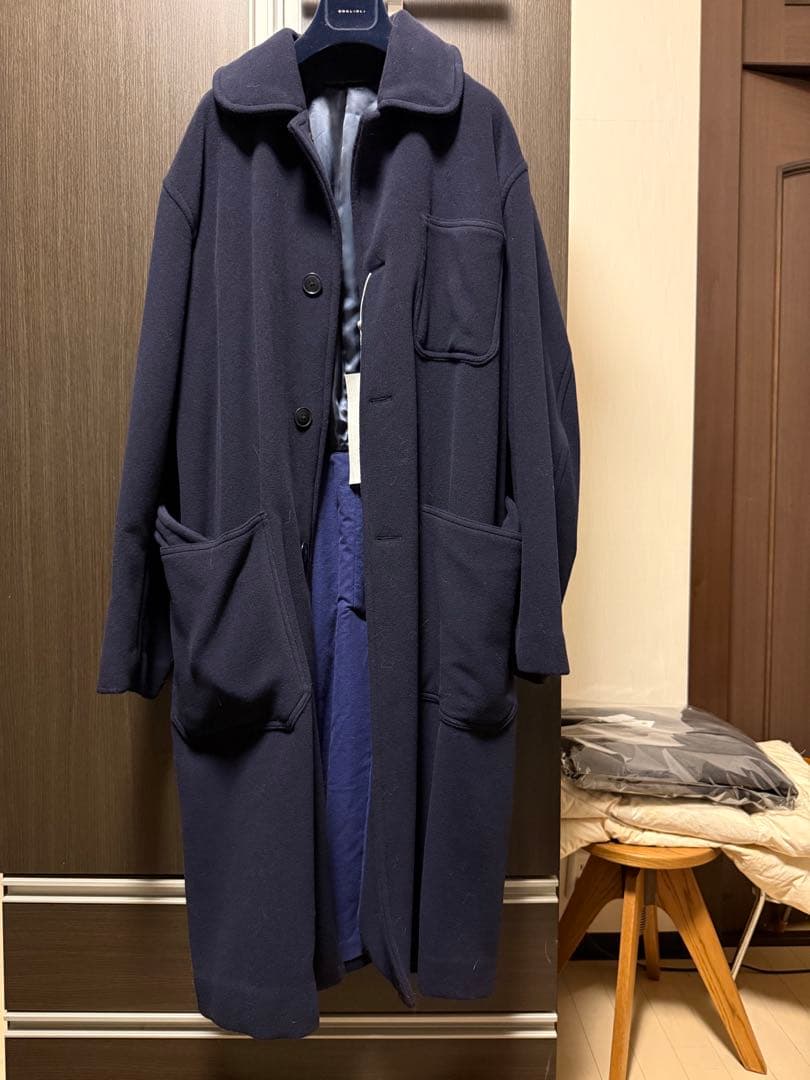 COMOLI ウールミリタリーコート サイズ3
