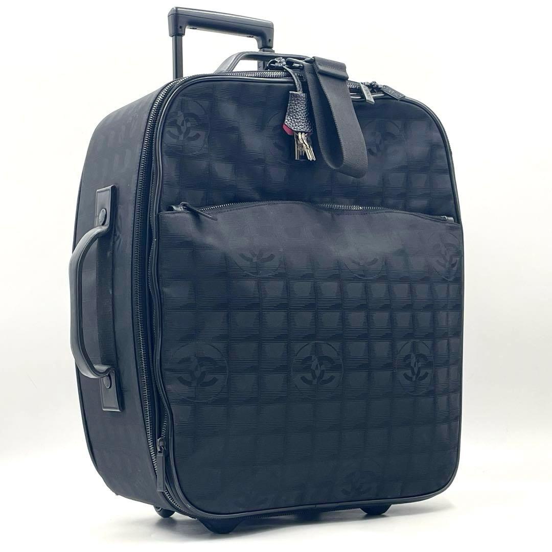 【美品】CHANELシャネル ニュートラベルライン キャリーケース シールあり