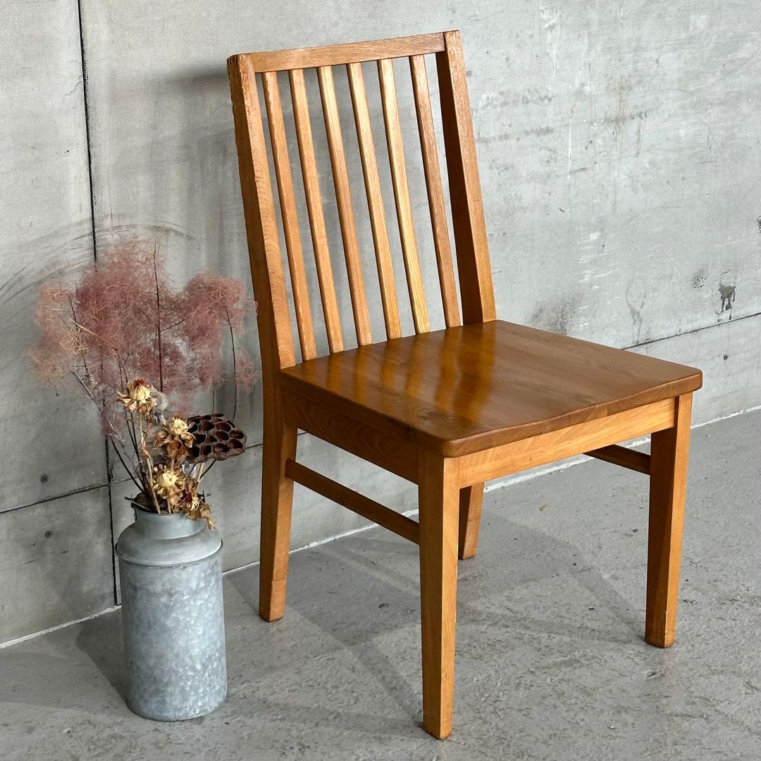 ★杉本家具★ ホワイトオーク無垢 ダイニングチェア｜オイル塗装 高級家具 ②