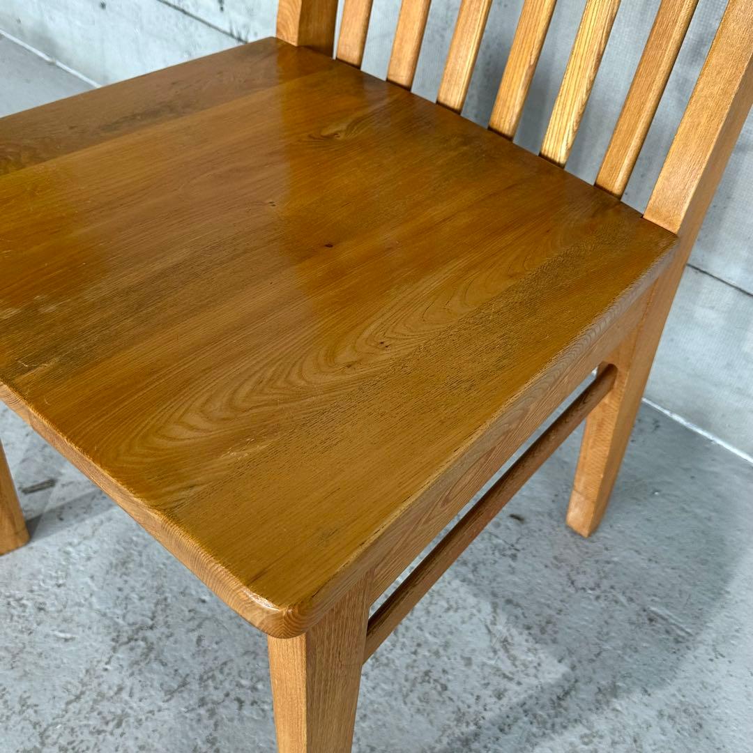 ★杉本家具★ ホワイトオーク無垢 ダイニングチェア｜オイル塗装 高級家具 ②