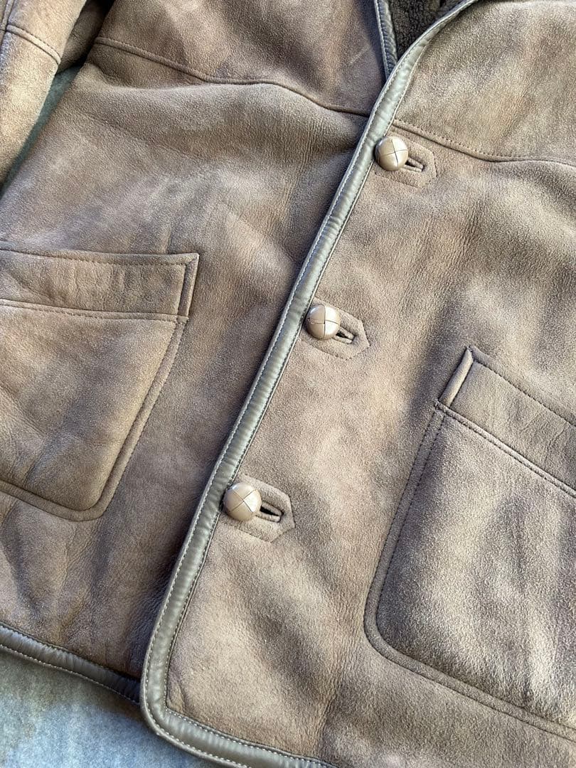 スペイン製　リアルムートンコート　羊皮