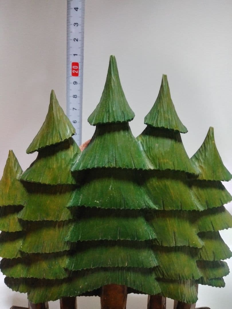 ❤️ヴィンテージ　木製　置き物　クリスマスツリー　切り株　可愛い　壁掛け✨❤️