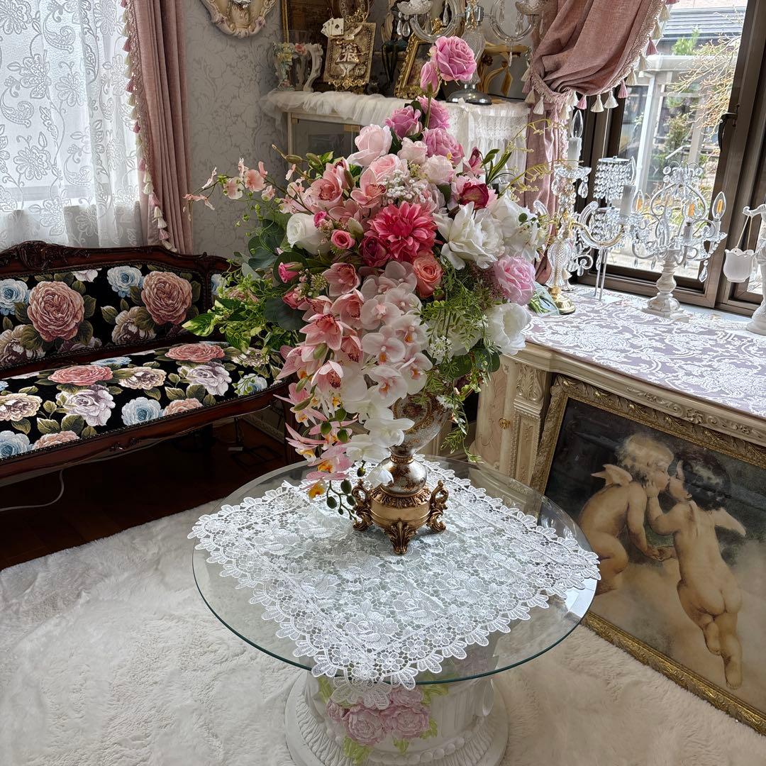 超大型 ロココ調 フラワーアレンジ 造花