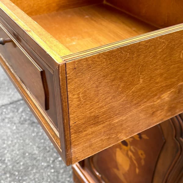 イタリアアンティーク　サイドボード　コンソールテーブル　花台　電話台