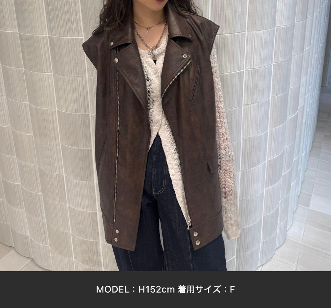 Ameri MANY WAY RIDERS JACKET ブラウン 25aw