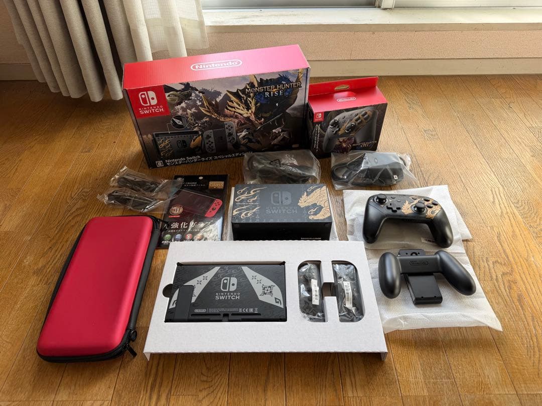 Nintendo Switch 本体　モンスターハンターライズモデル　初期化済み